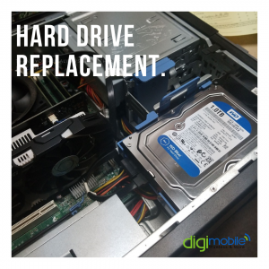 Hard drive replacement for PC
