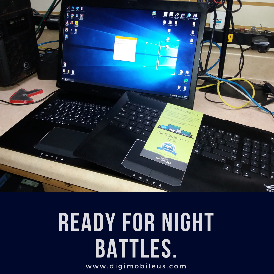 laptop keyboard repaired.